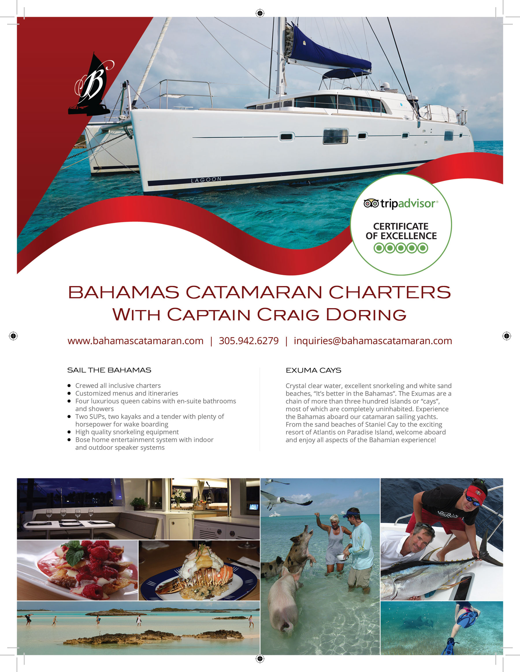 Bahamas Catamaran Charters Banner