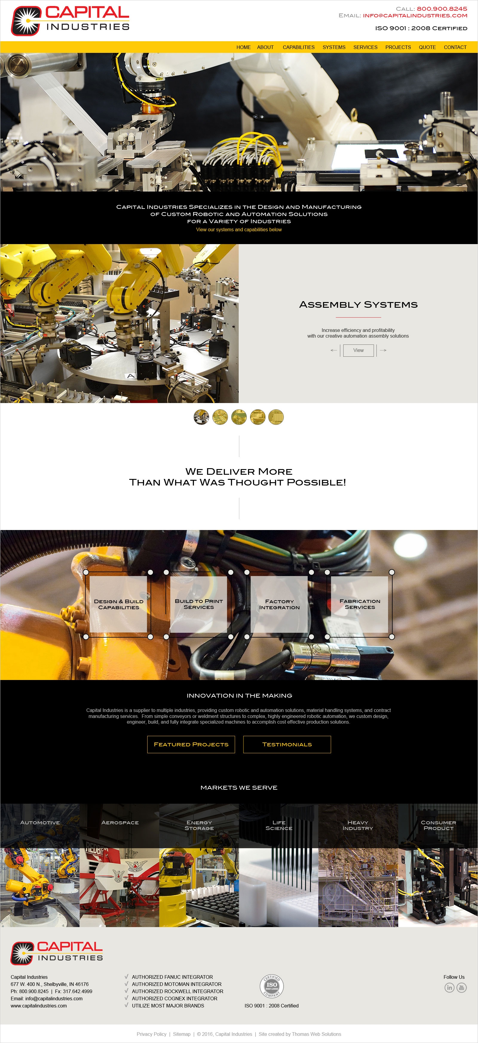 Capital Industries Home Page