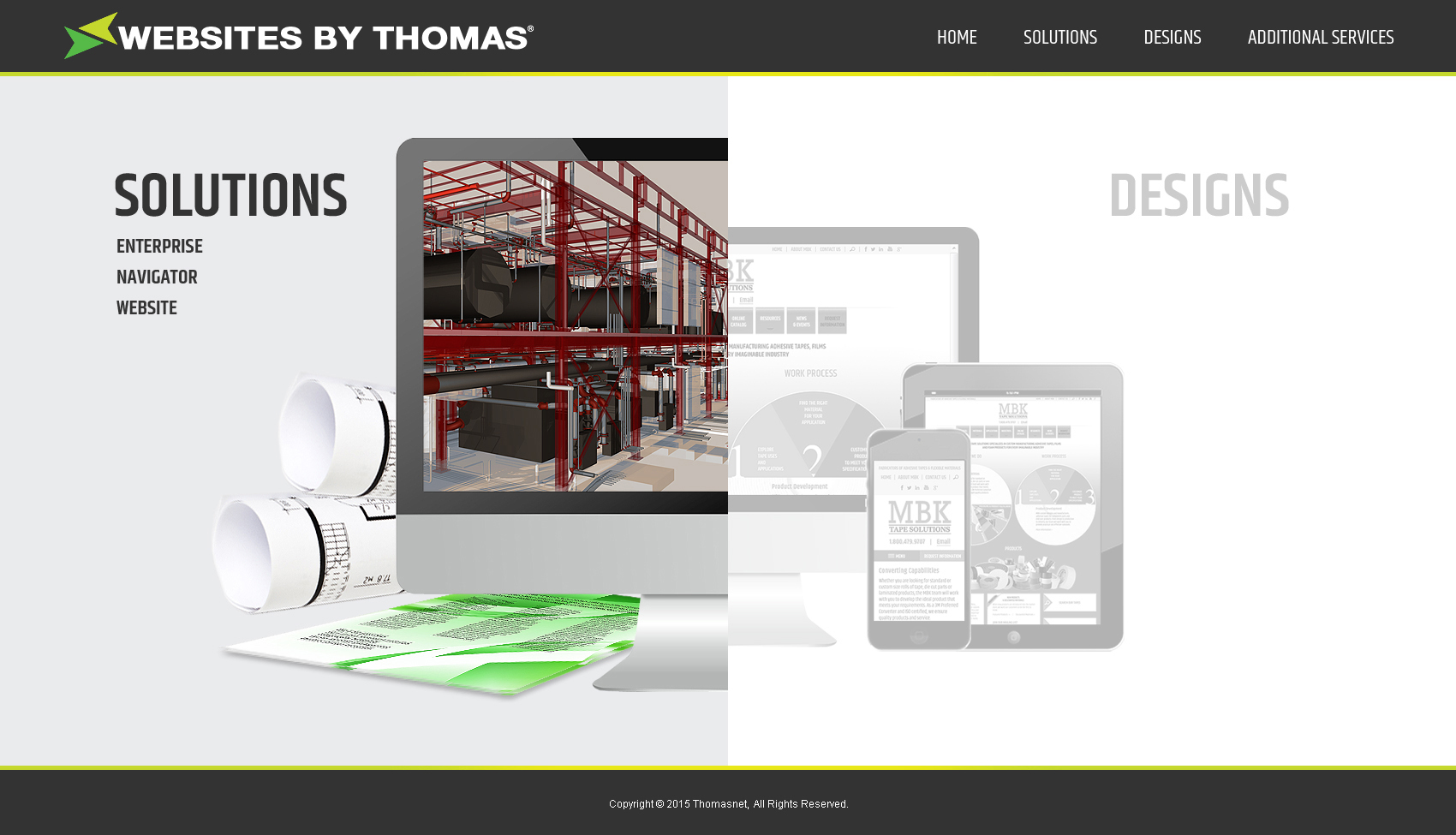 Thomas Gallery Solutions Layout